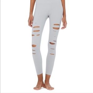 NWOT ALO Ripped Warrior Leggings